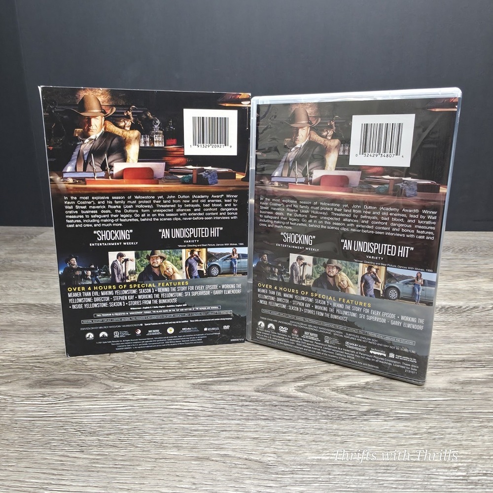 Yellowstone: Season 3 (DVD, 2020) - Picture 8 of 16